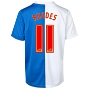 Blackburn Rovers Home Shirt 2013/14 - Kids with Rhodes 11 printing