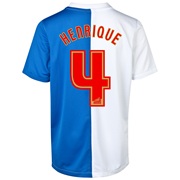 Blackburn Rovers Home Shirt 2013/14 with Henrique 4 printing