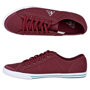 Le Coq Sportif Saint Malo Plimsols - Red Retro Bordeaux