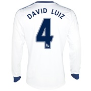 Chelsea Away Shirt 2013/14- Long Sleeve with David Luiz 4 printing