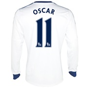 Chelsea Away Shirt 2013/14- Long Sleeve with Oscar 11 printing