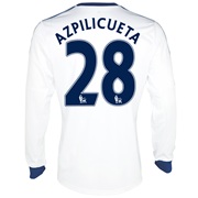 Chelsea Away Shirt 2013/14 - Long Sleeved - Kids with Azpilicueta 28 printing