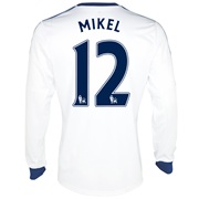 Chelsea Away Shirt 2013/14 - Long Sleeved - Kids with Mikel 12 printing