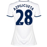 Chelsea Away Shirt 2013/14 -Womens with Azpilicueta 28 printing