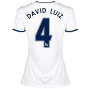 Chelsea Away Shirt 2013/14 -Womens with David Luiz 4 printing