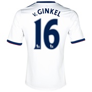 Chelsea Away Shirt 2013/14 - kids with v.Ginkel 16 printing