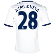 Chelsea Away Shirt 2013/14 with Azpilicueta 28 printing