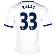 Chelsea Away Shirt 2013/14 with Kalas 33 printing