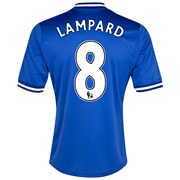 Chelsea Home Shirt 2013/14 - Kids with Lampard 8 printing