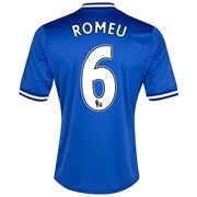 Chelsea Home Shirt 2013/14 - Kids with Romeu 6 printing