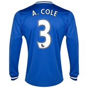 Chelsea Home Shirt 2013/14 - Long Sleeve with A.Cole 3 printing