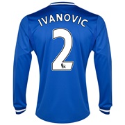 Chelsea Home Shirt 2013/14 - Long Sleeve with Ivanovic 2 printing