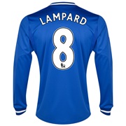 Chelsea Home Shirt 2013/14 - Long Sleeve with Lampard 8 printing