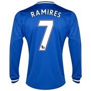 Chelsea Home Shirt 2013/14 - Long Sleeve with Ramires 7 printing