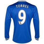 Chelsea Home Shirt 2013/14 - Long Sleeve with Torres 9 printing