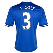 Chelsea Home Shirt 2013/14 - Outsize with A.Cole 3 printing