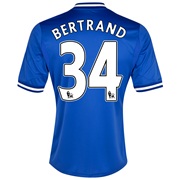 Chelsea Home Shirt 2013/14 - Outsize with Bertrand 34 printing