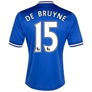 Chelsea Home Shirt 2013/14 - Outsize with De Bruyne 15 printing