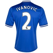 Chelsea Home Shirt 2013/14 - Outsize with Ivanovic 2 printing