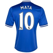 Chelsea Home Shirt 2013/14 - Outsize with Mata 10 printing
