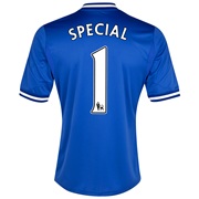 Chelsea Home Shirt 2013/14 - Outsize with Special 1 printing