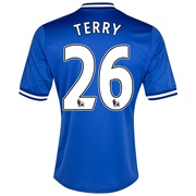 Chelsea Home Shirt 2013/14 - Outsize with Terry 26 printing