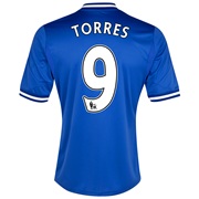 Chelsea Home Shirt 2013/14 - Outsize with Torres 9 printing