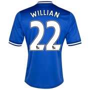 Chelsea Home Shirt 2013/14 - Outsize with Willian 22 printing