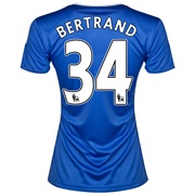 Chelsea Home Shirt 2013/14- Womens with Bertrand 34 printing