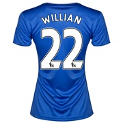 Chelsea Home Shirt 2013/14- Womens with Willian 22 printing