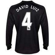 Chelsea Third Shirt 2013/14 -Long Sleeve - kids with David Luiz 4 printing