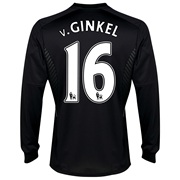 Chelsea Third Shirt 2013/14 - Long Slevve with v.Ginkel 16 printing