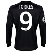 Chelsea UEFA Champions League Third Shirt 2013/14 - Long Sleeve with Torres 9 printing