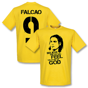 Colombia Falcao T-shirt - Yellow
