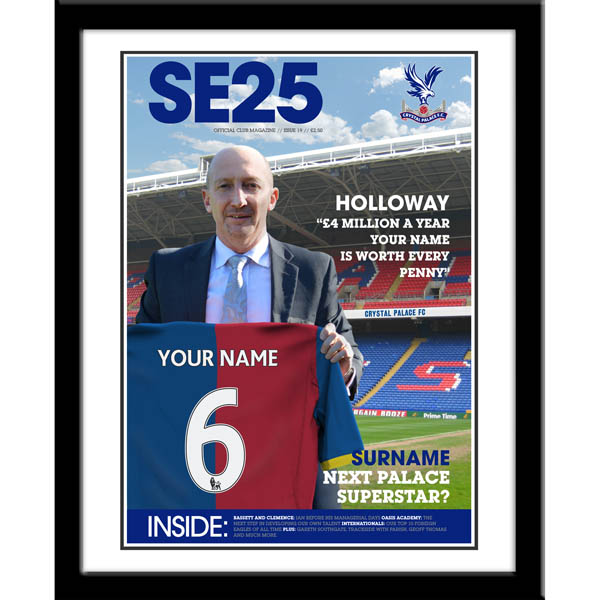 Crystal Palace FC - Personalised Headline Magazine - Framed