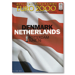 Denmark vs Netherlands - European Championships 2000 in Rotterdam 16th June 2000