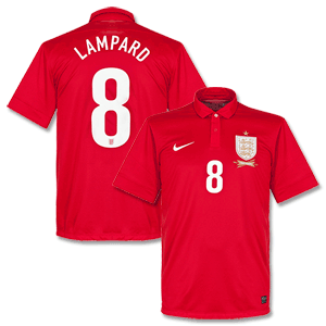 England Away Lampard Shirt 2013 2014