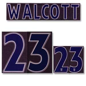 Walcott 23 05-07 England Home Name and Number Transfer
