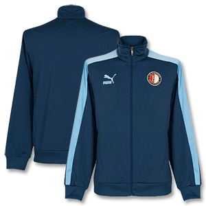 12-13 Feyenoord T7 Track Jacket - Navy
