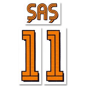Sas 11 03-04 Galatasaray Home/Away Official Name and Number