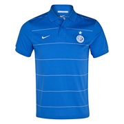 Inter Milan Authentic Grandslam Polo - Royal Blue/Wolf Grey/White