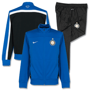 Inter Milan Squad Sideline Knit Warm Up Suit 2013 2014