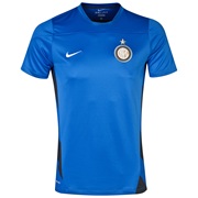 Inter Milan UEFA Champions League Squad Short Sleeve Training Top Blue