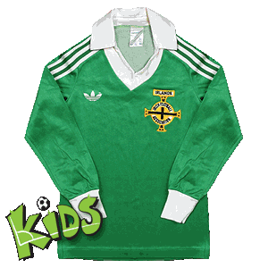 78-82 Northern Ireland Home L/S Shirt - Boys - Grade 8
