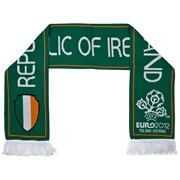 Euro 2012 Republic of Ireland Jacquard Scarf - Green/White