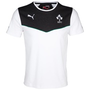 Ireland Cotton T-Shirt - White/Dark Grey Heather White