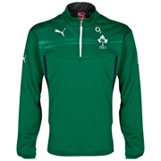 Ireland Fleece Training Top - Power Green/Peacoat Green