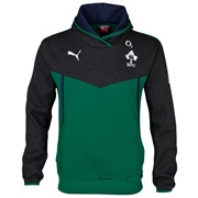 Ireland Overhead Hoodie - Power Green/Dark Grey Heather Green