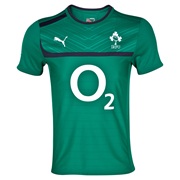 Ireland Rugby Training Shirt - Power Green/New Navy