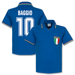 1982 Italy Home Baggio Retro Shirt